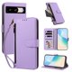 thumbnail image 2 of Funda con Billetera para [Google Pixel 8] con Bolsillo Zipper y Tarjetero Morado claro, 2 of 6
