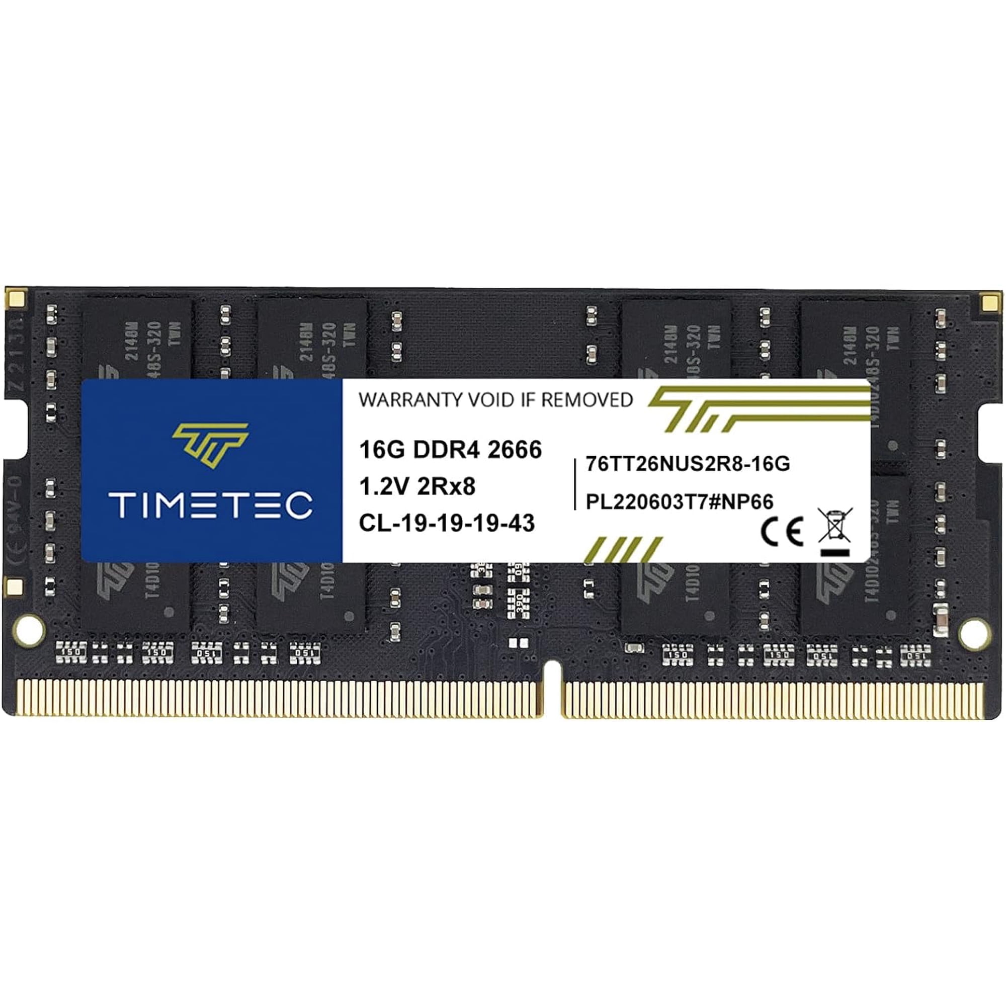 Memoria Ram Para Laptop Timetec 16 Gb Ddr4 2666 Mhz Sodimm De 260 Pines