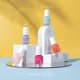 thumbnail image 2 of Set de laca de uñas Dazzle Dry Mini Flight Happy Hues x5, 2 of 8