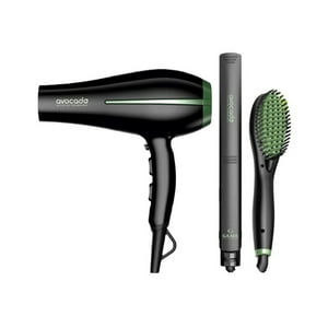 Pack Triple Gama Avocado Secador Bora + Alisador + Cepillo