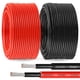 thumbnail image 1 of Cable para panel solar MOOKEERF 8 AWG 150 pies de cobre estañado negro y rojo, 1 of 7
