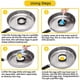 thumbnail image 4 of 4 Pack Stainless Steel Egg Ring, SurgeHai Non-Stick Egg Ring, McMuffin, Sandwiches, Frying Or Shaping Eggs, Household Breakfast Cooking Tools, 4 of 4