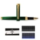 thumbnail image 1 of Pluma estilográfica Dryden Designs, punta fina, color verde esmeralda, 24 cartuchos, 1 of 8