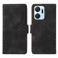 Carcasa Foxdock Honor X7A 4G De Cuero Pu, Diseño Acolchado Clásico, Protección Contra Caídas Y Rayones