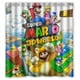 thumbnail image 1 of Cortina de ducha de Super Mario, diseño de dibujos animados, con ganchos, tamaño 66 x 72 pulgadas, 1 of 3
