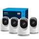 thumbnail image 1 of Cámara de seguridad GNCC 2K de 4 piezas con detección de movimiento de 360° Alexa, 1 of 9