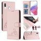 thumbnail image 1 of Funda tipo cartera FOXDOCK para Samsung Galaxy A40 con soporte, ranuras, RFID, diseño de gato, 1 of 5