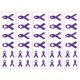 thumbnail image 1 of 40 tatuajes temporales de cinta morada, 1 of 2