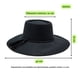 thumbnail image 3 of Sombrero Huaso Adulto Fiestas Patrias Elegante, 3 of 3