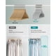 thumbnail image 5 of Ganchos de Terciopelo SONGMICS Paquete de 100 Resistentes en Gris Paloma, 5 of 6