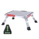 thumbnail image 1 of Taburete RV Homeon con ruedas regulables en altura, aluminio, 1 of 8