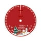 thumbnail image 5 of Cubierta De La Base De La Falda Del árbol De Navidad 90 Cm Redondo Cálido Para La Decoración Del Hogar Fiesta Estilo De Vacaciones D, 5 of 5