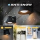 thumbnail image 3 of Luz Led Exterior De Pared Paquete De 2 Impermeable Negra, 3 of 7