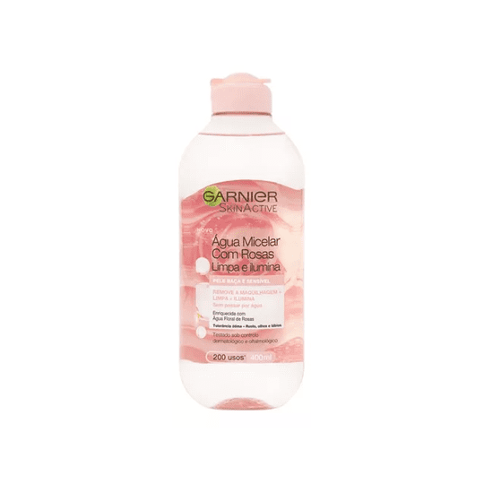 Genérico - Agua Micelar Con Rosas Garnier 400ml Desmaquilla Y Limpia