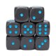 thumbnail image 1 of Dice Role 4 Initiative d6, 18 mm, opaco, gris oscuro y azul claro, 1 of 2