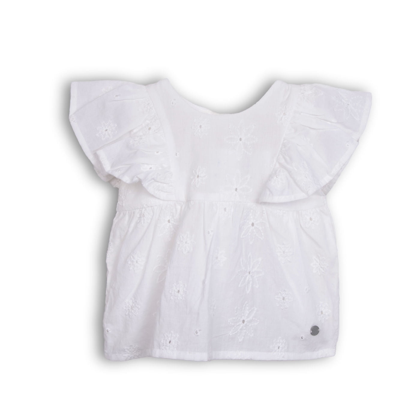 Blusa Bebé Niña Blanco Pillin