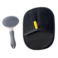 Magideal - Guante De Aseo Para Quitar El Pelo De Mascotas Con Diseño Electrostático Y Cepillo Para Quitar El Pelo. Mango Ergonómico De Malla De Poliéster. Adecua