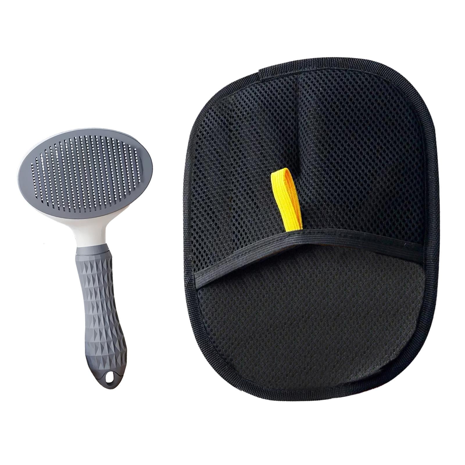 Magideal - Guante De Aseo Para Quitar El Pelo De Mascotas Con Diseño Electrostático Y Cepillo Para Quitar El Pelo. Mango Ergonómico De Malla De Poliéster. Adecua