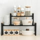 thumbnail image 4 of Repisa Organizador Multiuso Cocina Acero Madera 34cm Color Negro, 4 of 6