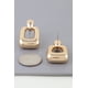 thumbnail image 4 of Pendientes Fashnzfab Shiny Modern Frame Colgantes, 4 of 4