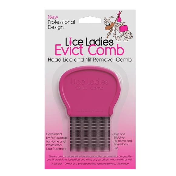 Peine de Cabello Lice Ladies para Eliminación de Piojos y Liendres – Acero Inoxidable
