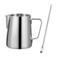thumbnail image 5 of Espresso Latte Art Cup 350ml Superficie Lisa Jarra Para Espumar Leche Jarra Café Plata, 5 of 5