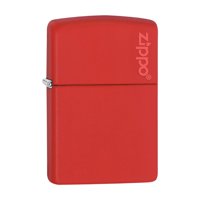 Encendedor Zippo Red Matte With Logo