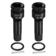 thumbnail image 1 of Uxcell 2 piezas 1/2" Llave de impacto con punta hexagonal 9/16 pulgadas SAE CR-MO Acero 6 puntos con pasador de chaveta para adaptador de taladro eléctrico, 1 of 7