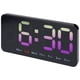 thumbnail image 1 of REGALWOVEN Reloj Despertador Digital Dual, Pantalla de Números Grandes, Relojes de Pared Regulables, Temperatura, Día de la Semana, Alarmas de Escritorio DST Rosa 8.3"L x 1.2"W x 4.3"H, 1 of 7