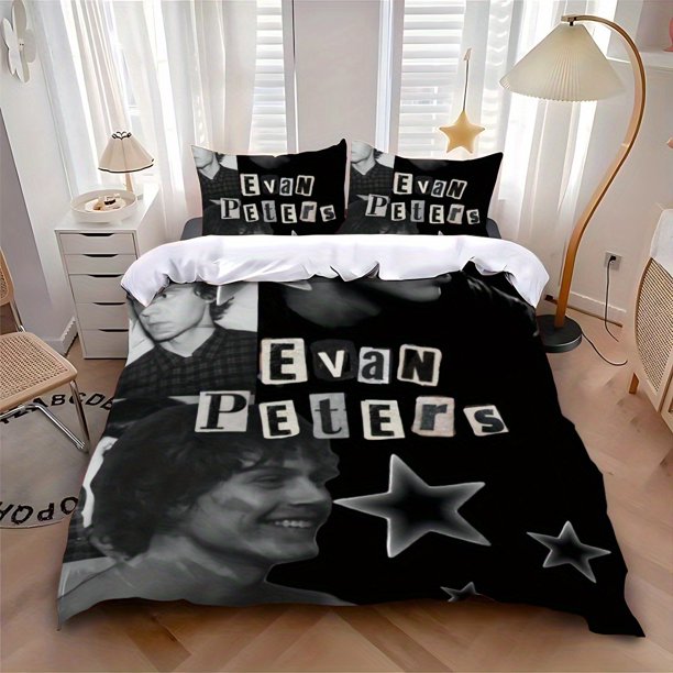 Fashion Actor E-Evan P-Peters Hot Printed Pattern Suitable Suitable for Home Bedrooms Guest Rooms