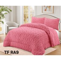 Tecnocasa - Plumon De Invierno Con Chiporro Trenzados Color Rosaking