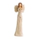 thumbnail image 2 of Estatuilla De ángel Resina Pintada A Mano Arte Decorativo Coleccionable Chica Estatua Estilo B, 2 of 3