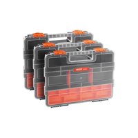 Organizador De Piezas Pequeñas Vevor, Paquete De 3 Con 21 Compartimentos