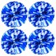 thumbnail image 1 of Pompones Cheerleader Hlonon Sports Dance Cheer de plástico, 4 unidades, 1 of 5