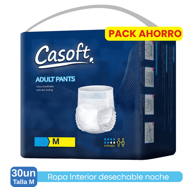 Pañales Adulto Pants Alta Absorción Uso Cotidiano X 30 Und Talla M