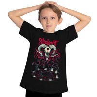 Bagustore - Polera Estampada Niño Slipknot Ritual Pentagrama