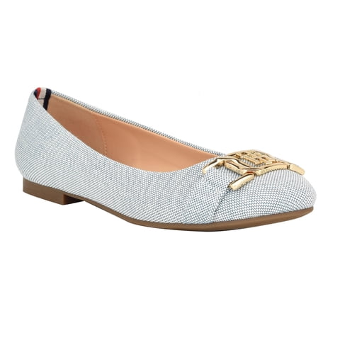 Zapatos Tommy Hilfiger Gallyne2 Ballet Flat Para Mujer, Color Azul Columbia