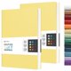 thumbnail image 1 of Cuaderno PAPERBAY A5 Pack de 2 Tapa Blanda Rayado Amarillo Claro, 1 of 8