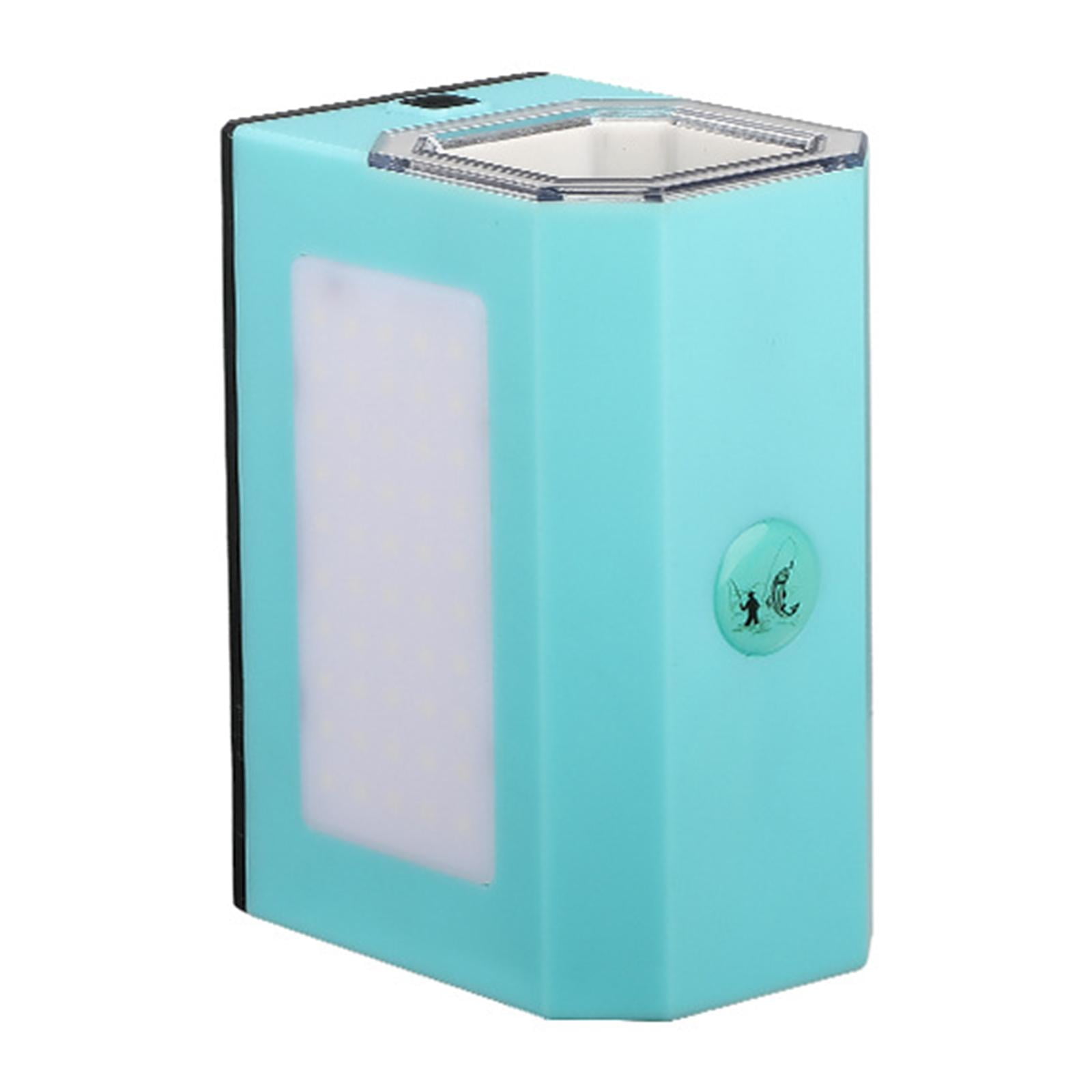 Magideal - Lámpara De Cebo Para Pesca Nocturna, Herramientas Prácticas, Fáciles De Usar, Ligeras Y Versátiles, Lámpara De Fuente Para Exteriores, Luz De Cebo Led Azul