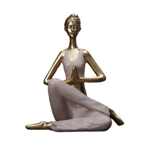 Magideal - Estatua De Yoga Estatua De Dama De Yoga Adorno Decorativo Estatua De Pose De Yoga Escultura De Yoga Para Estudio De Yoga, Regalo De Escritorio Para , Estilo C
