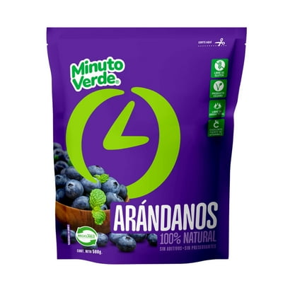 Arándanos Congelados 400 G Minuto Verde