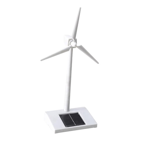 Magideal - Mini Molino De Viento De Energía Solar, Generador De Viento De Juguete, Artesanía De Fácil Montaje Con Panel De Energía Eólica Para Niños Mayores De 8