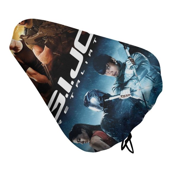 G.I. Joe Funda de Asiento de Bicicleta Impermeable, Cojín Elástico Suave, Protector contra Lluvia, Polvo y UV
