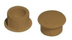 Dvp - Tapa Tornillo 10 Mm Cafe Bolsa 500 Un