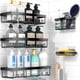 thumbnail image 1 of Organizador de ducha Moforoco, adhesivo, paquete de 5 unidades, para esquina, baño, 1 of 7