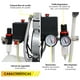 thumbnail image 5 of Compresor de Aire Portátil Libre De Aceite Silencioso 25 litros 1hp Dental, 5 of 10