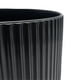thumbnail image 3 of Macetero Maceta De Ceramica Negro Lineas Verticales Pequeño, 3 of 6