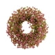 thumbnail image 4 of Corona para Puerta de Entrada, Corona de Flores Artificiales, Corona Redonda de Primavera Y Verano, Guirnalda Colgante para Decoración de Ventanas de Rosa roja, 4 of 5