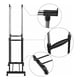 thumbnail image 3 of Colgador de Ropa Doble Extensible con Ruedas Acero Inoxidable para Closet, 3 of 3