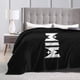 thumbnail image 4 of Manta de microfibra ultrasuave Motionless-in-White, ligera y cálida, ideal para cama, sofá, sillón, sala de estar, para todas las estaciones, 80 x 60 pulgadas, 4 of 6